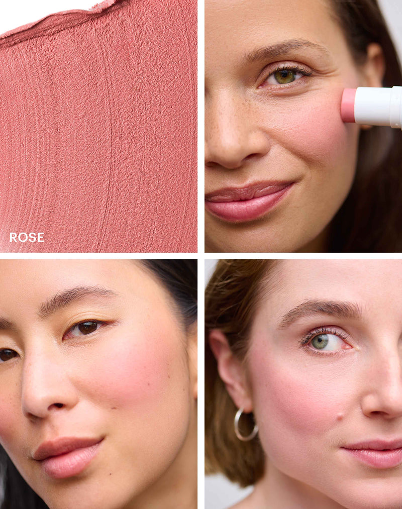 ; Blush & Glow Duo Stick Blush in Rose